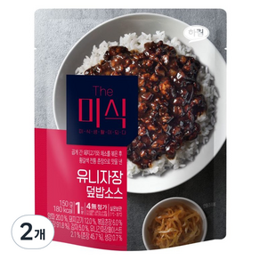 더미식 유니자장 덮밥소스, 150g, 2개