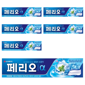 페리오 뉴후레쉬 알파 치약, 185g, 6개