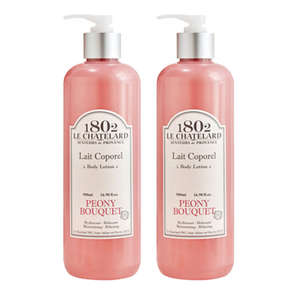 르샤트라1802 바디로션 피오니 부케향, 500ml, 2개