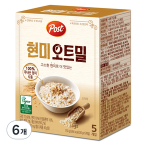 포스트 현미 오트밀, 150g, 6개