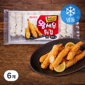 천일식품 왕새우튀김 (냉동), 300g, 6개
