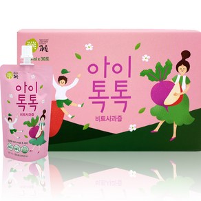 아이톡톡 비트사과즙 스파우트 120ml x 30p, 1개, 비트 + 사과