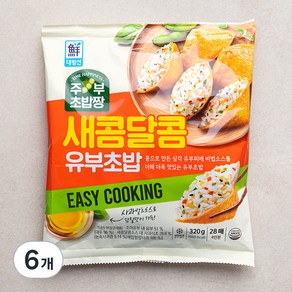 대림선 새콤달콤 유부초밥, 320g, 6개