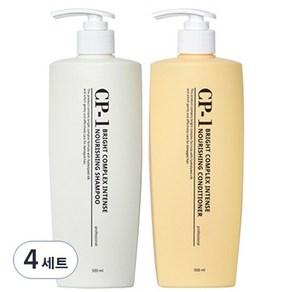 씨피원 단백질 샴푸 500ml + 컨디셔너 500ml, 4세트