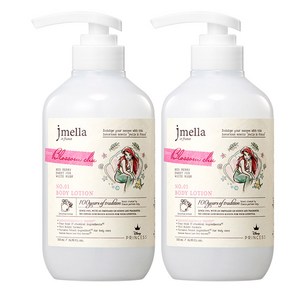 제이멜라 인 프랑스 디즈니 바디 로션 블러썸 츄, 500ml, 2개