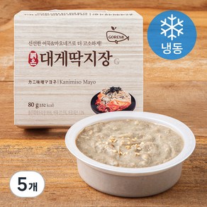 고래미 붉은 대게딱지장G (냉동), 80g, 5개