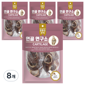 참좋은간식 강아지 연골연구소 소프트 간식, 울대 + 소 혼합맛, 140g, 8개