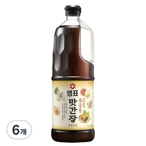 샘표 조림볶음용 맛간장, 1.7L, 6개