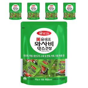 움트리 와사비믹스 간장, 10g, 500개