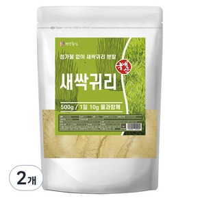 건강중심 국내산 귀리 새싹가루, 500g, 2개