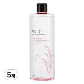 미감수 브라이트 순한 클렌징 워터, 500ml, 5개