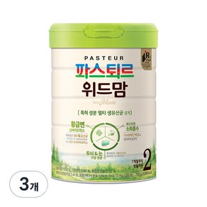 파스퇴르 위드맘 2단계, 750g, 3개