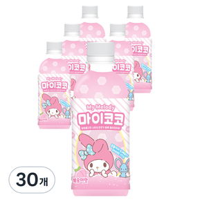 산리오 마이멜로디 마이코코 복숭아맛, 30개, 340ml