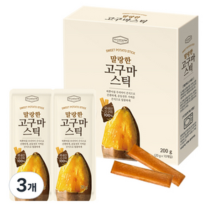 리치팜너트 말랑한 고구마스틱 10p, 200g, 3개