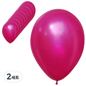 파티팡 라운드 30cm 풍선 10개입, 펄 푸치샤, 2세트