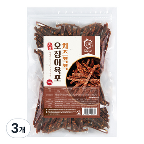 해야미 치즈 콕콕 오징어포, 300g, 3개