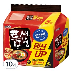 틈새라면 빨개떡 123g, 10개