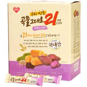 곡물그대로21 개미 구워만든 자색고구마, 1kg, 1개