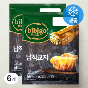 비비고 납작교자 (냉동), 315g, 6개