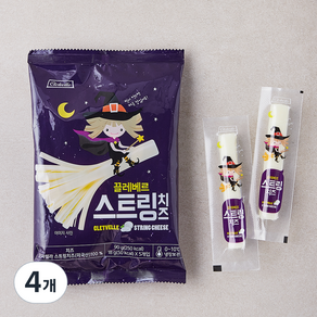 끌레베르 스트링 치즈 5매입, 90g, 4개