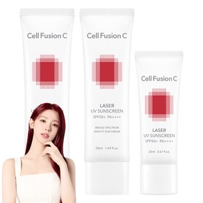 셀퓨전씨 레이저 유브이 썬스크린 50ml x 2p + 20ml 세트 SPF50+ PA++++