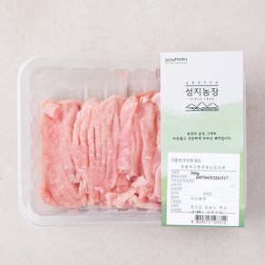 돈마루 성지농장 동물복지 한돈 등심 잡채용 (냉장), 500g, 1개