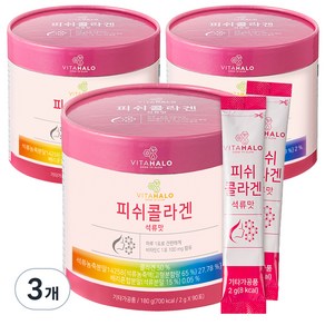 비타할로 피쉬 콜라겐 석류맛, 180g, 3개