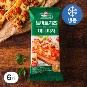 서울우유 서울피자관 토마토치즈 미니피자 (냉동), 95g, 1개입, 6개입
