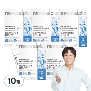 내츄럴플러스 프로바이오틱스 유산균 19 30p, 60g, 10개