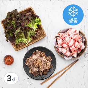 곰곰 대패우삼겹 (냉동), 800g, 3개