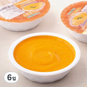 섬죽 단호박죽 (냉장), 300g, 6입