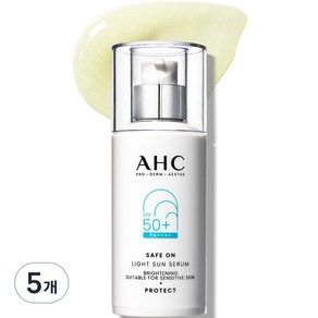 AHC 세이프온 라이트 선세럼 SPF50+ PA++++, 40ml, 5개