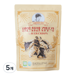 오희숙전통부각 명인 찹쌀 김부각, 80g, 5개