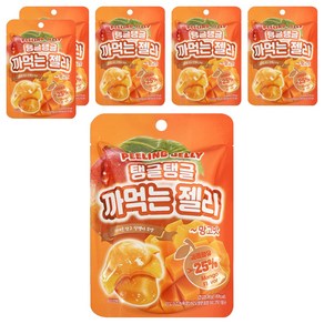 광동홍청 탱글탱글 까먹는 젤리 망고맛, 40g, 6개