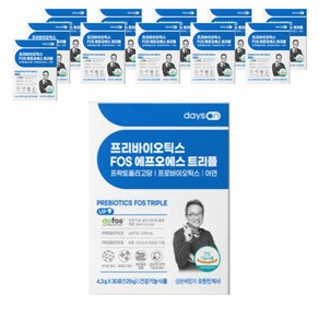 데이즈온 프리바이오틱스 FOS 트리플, 129g, 12개