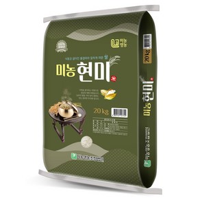 미농 국산 현미, 20kg, 1개