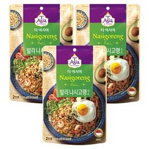 티아시아키친 발리 나시고랭 소스, 3개, 100g