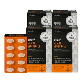하루틴 리포좀 멀티비타민, 60정, 4개