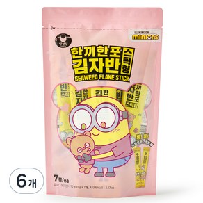 한끼한포 스틱 김자반 7p, 70g, 6개