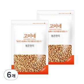 고미네 볶은현미, 100g, 6개