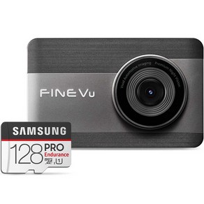 파인뷰 전후방FHD 2채널 블랙박스 X700 + 출장장착쿠폰, FineVu X700, 128GB