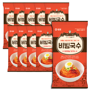 샘표 비빔국수, 135g, 10개