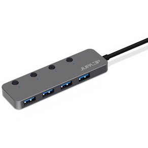 주파집 3.1 USB 허브 1.2m JP-hub 200, 혼합색상, 1개