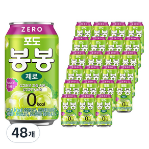 포도 봉봉 제로, 48개, 340ml