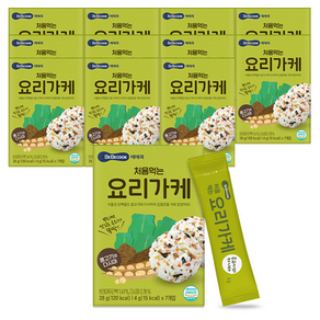 베베쿡 처음 먹는 요리가케 김자반, 콩고기 + 다시마 혼합맛, 28g, 12개