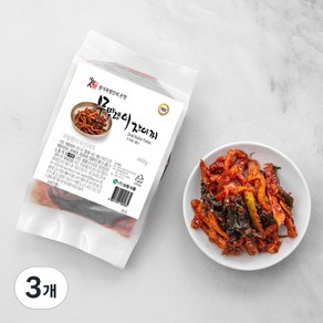 권기옥 명인 웃말 무말랭이 장아찌, 400g, 3개