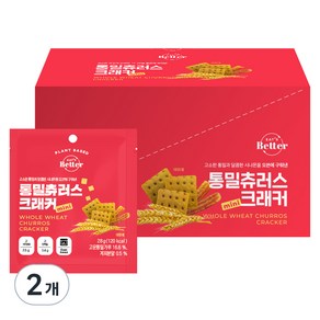 잇츠베러 통밀츄러스 크래커 미니, 280g, 2개