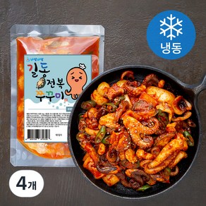 바담바담 길동 전복 쭈꾸미 볶음 (냉동), 300g, 4개