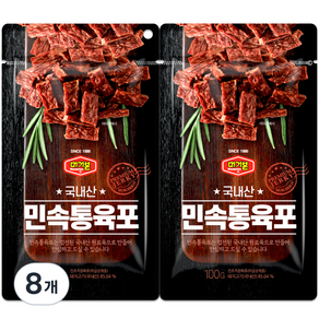 머거본 민속통육포, 100g, 8개