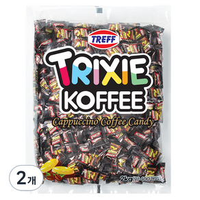 TRIXIE 카푸치노 커피 캔디, 2kg, 2개